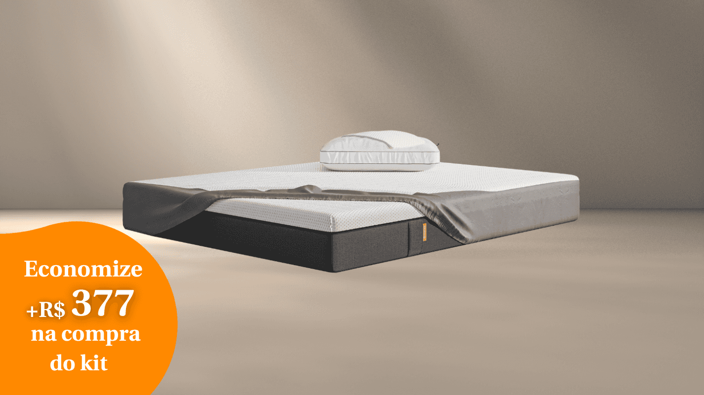 Kit Colchão Original + Travesseiro Antiestresse + Protetores 1